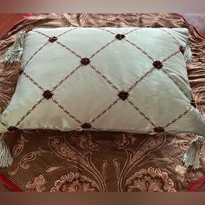 Unique Victorian Pillow Cover W/ down insert included
